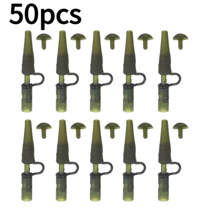 Safety Lead Clips | Carp Fishing Lead System - Green 50PCS