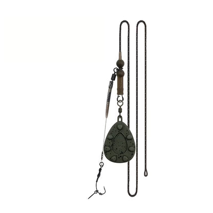 Hair Rig Set with Lead | Pre-Tied Carp Fishing Rig - 56g