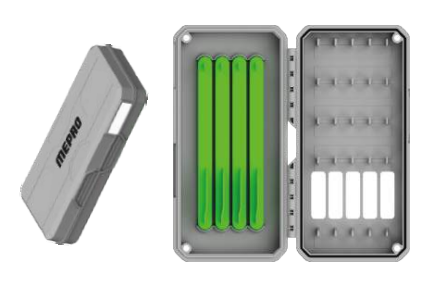 Magnetic Carp Rig Box | Rig Storage Organizer - green-A