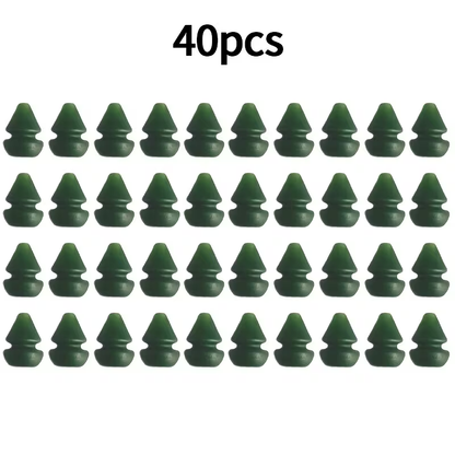 Rubber Stop Beads | Ronnie Rig & Chod Rig Accessories - Green 40PCS