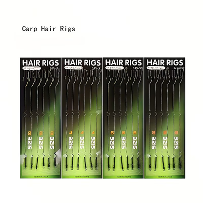 Wide Gape Hair Rig | Pre-Tied Carp Fishing Rig image 1