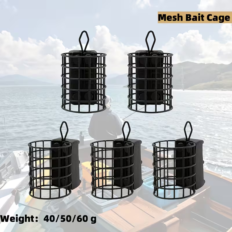 Mesh Bait Cage Feeder | Carp Fishing Groundbait System image 1