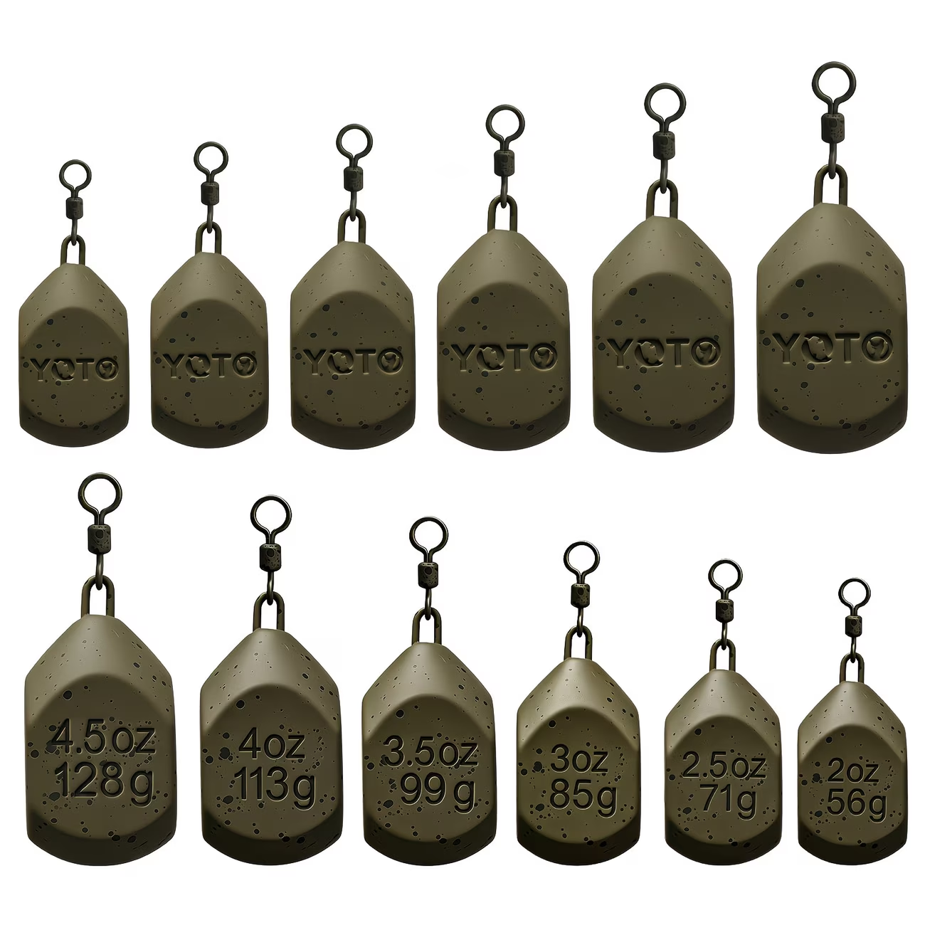 Flat Anti Roll Carp Lead | Carp Fishing Terminal Tackle image 1
