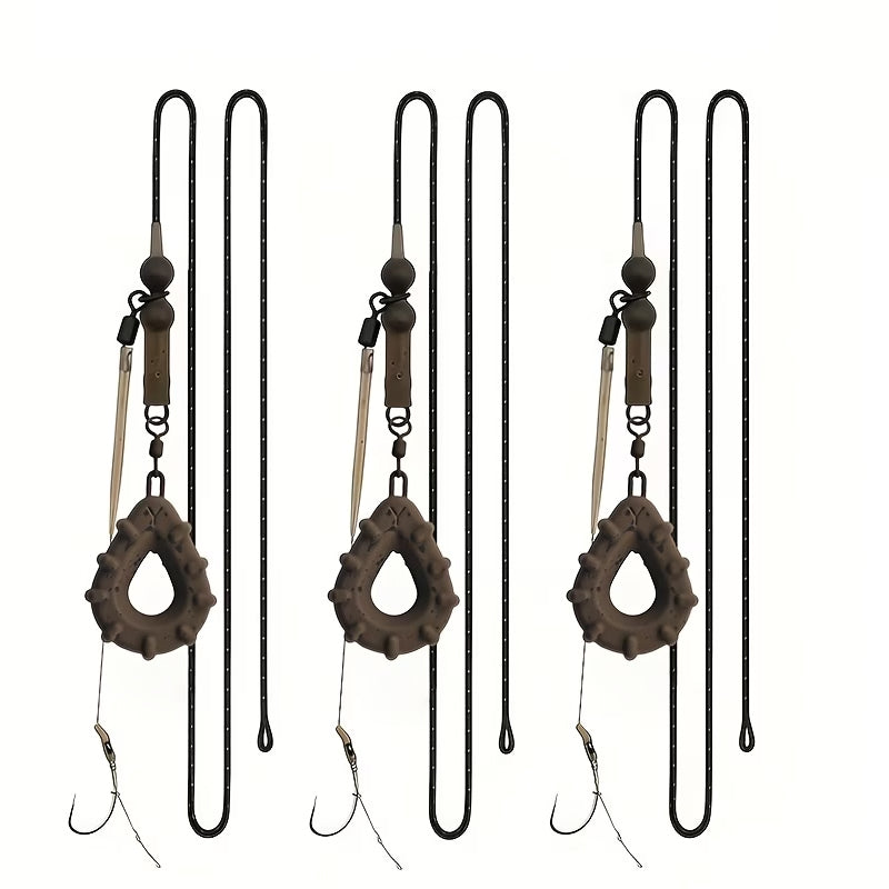 Inline Lead Rig | Pre-Tied Carp Fishing Rig image 1
