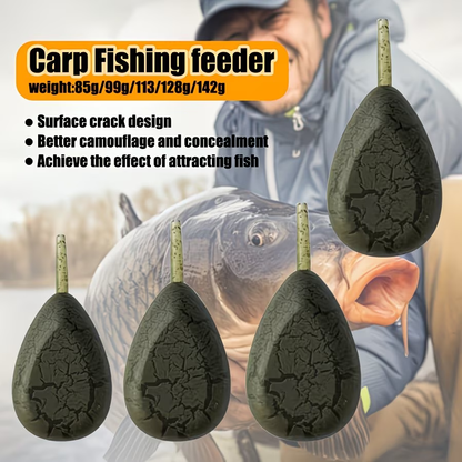 Crack Pattern Carp Lead | Carp Fishing Terminal Tackle image 1