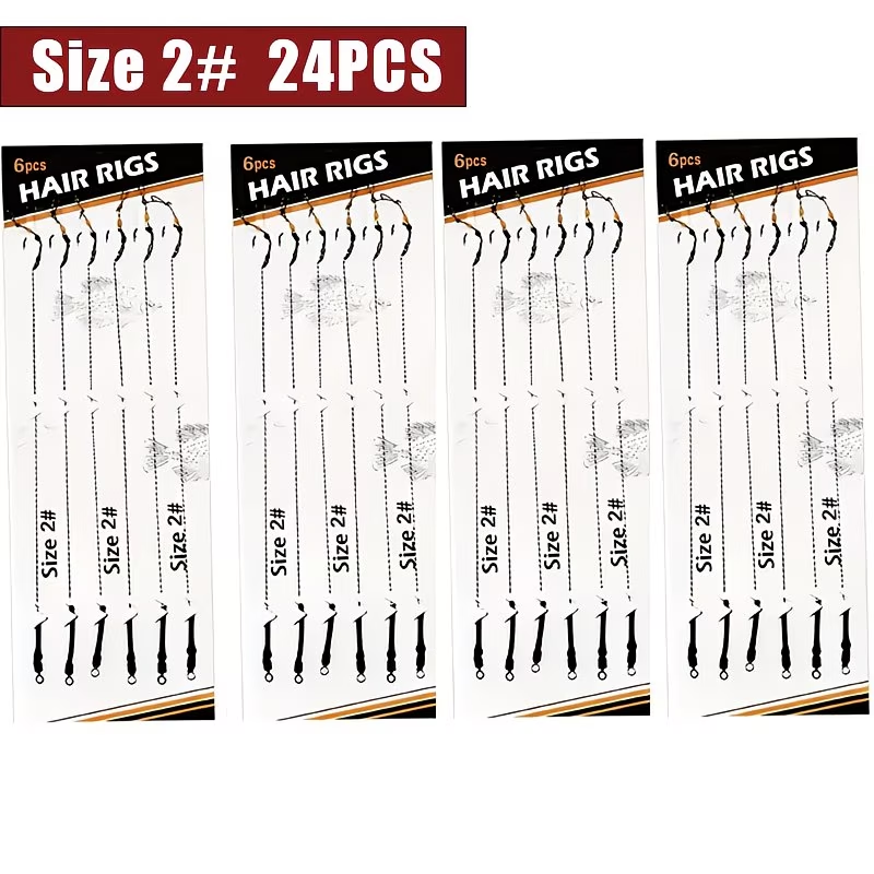 Hair Rig | Pre-Tied Carp Fishing Rig - 2# 6pcs