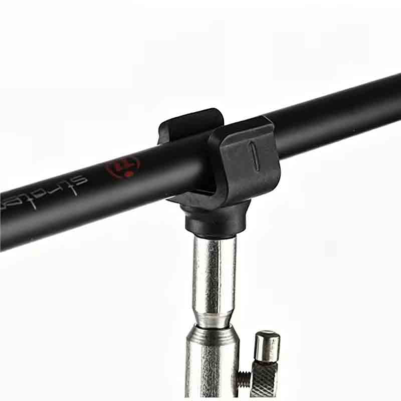 M3/8 Thread Carp Fishing Rod Rest Head – Black Coated V-Shape Anti-Slip Rod Support Fork for Bite Alarm Brackets & Bankstick Systems image 2