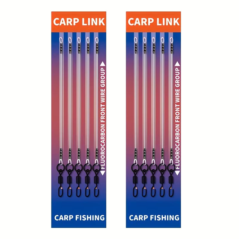Fluorocarbon Combi Rig | Pre-Tied Carp Fishing Rig - STYLE B 10PCS