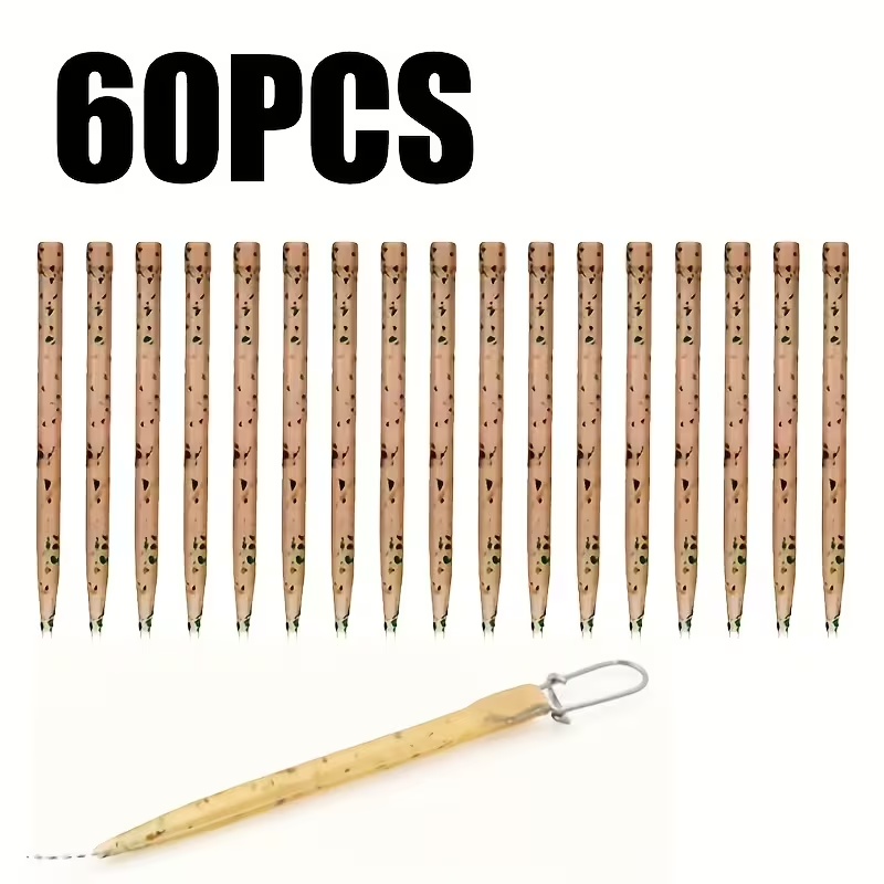 Anti-Tangle Rig Sleeves | Carp Fishing Rig Components - Camouflage 60PCS