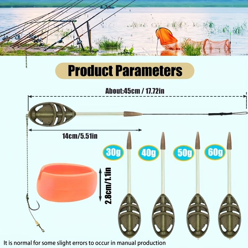 Method Feeder Rig Set with Mould | Pre-Tied Carp Fishing Rig image 2