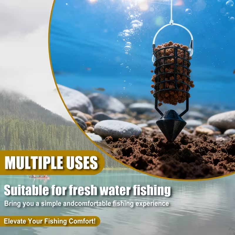 Inline Bait Cage Feeder | Carp Fishing Groundbait System image 2