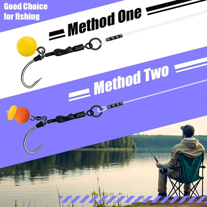 Fluorocarbon Combi Rig | Pre-Tied Carp Fishing Rig image 2