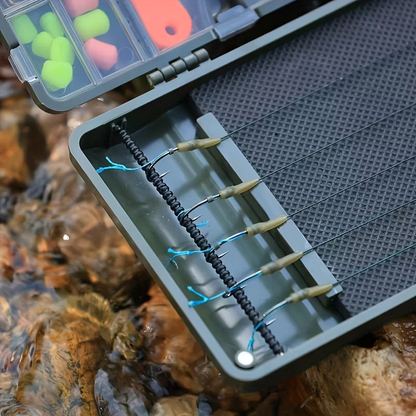Multi-Compartment Carp Tackle Box | Rig Storage Case image 2