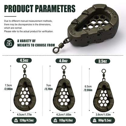 Honeycomb Mesh Method Feeder | Carp Fishing Groundbait System image 2