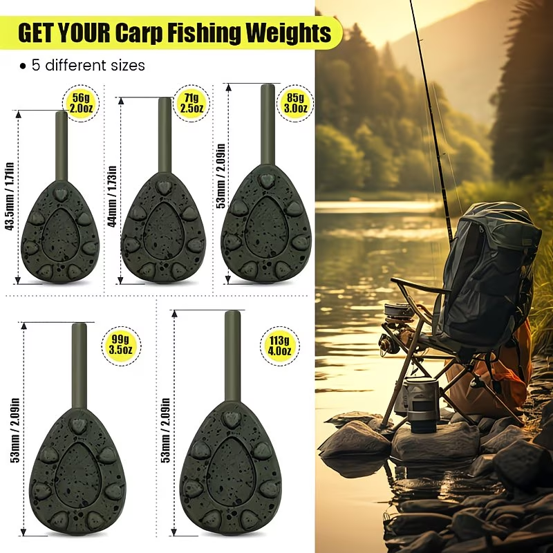 Inline Carp Lead | Carp Fishing Terminal Tackle image 2