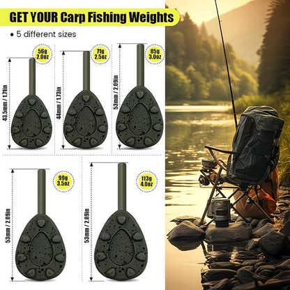 Inline Carp Lead | Carp Fishing Terminal Tackle image 2