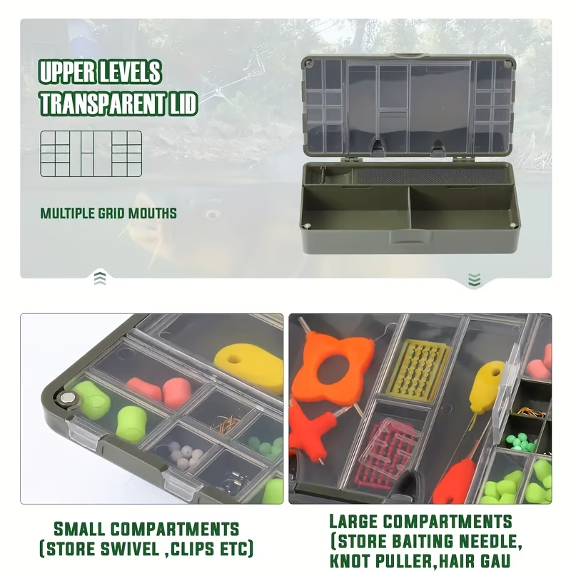 Carp Rig Storage Box | Waterproof Tackle Organizer image 2