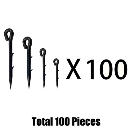 Swivel Barbed Carp Hooks | Ronnie Rig Fishing Hooks - 10mm 100PCS