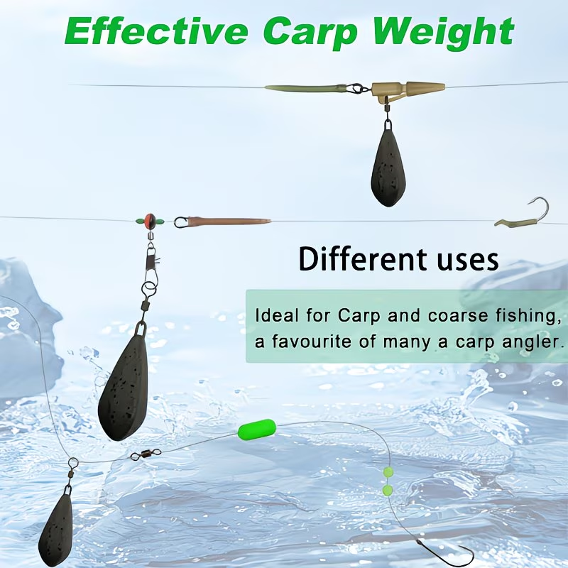 Willow Shape Carp Lead | Carp Fishing Terminal Tackle image 2
