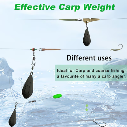 Willow Shape Carp Lead | Carp Fishing Terminal Tackle image 2