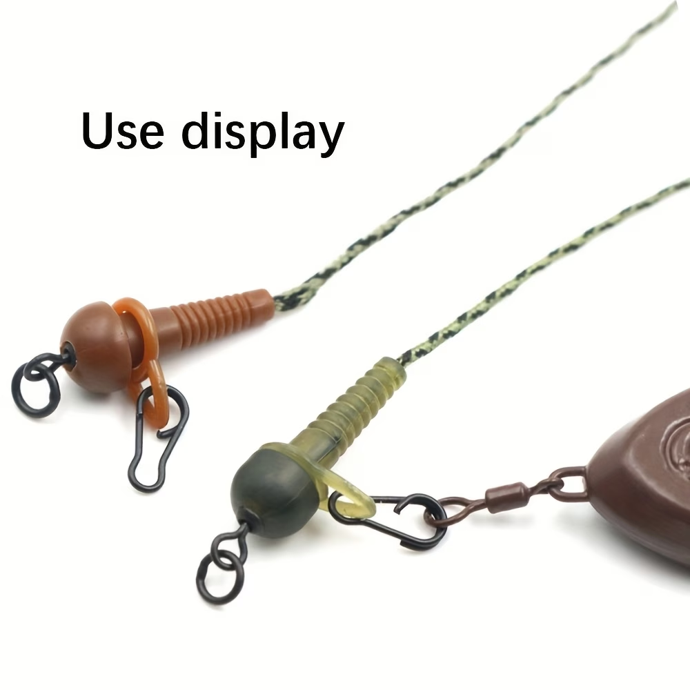 Safety Lead Clips with Run Rings | Carp Rig Components image 2
