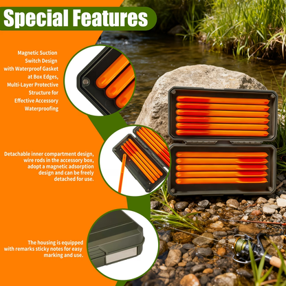 Magnetic Carp Rig Box | Rig Storage Organizer image 2