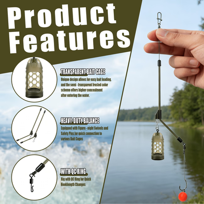 Long Cast Bait Cage Feeder | Carp Fishing Feeder image 2