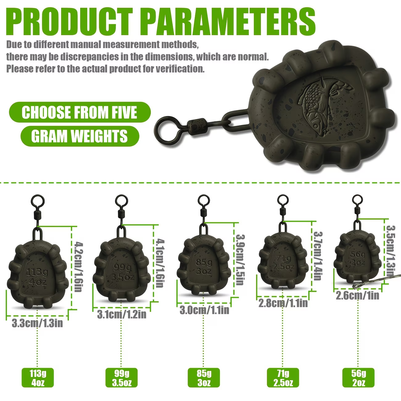 Swivel Carp Lead | Anti Tangle Carp Fishing Terminal Tackle image 3