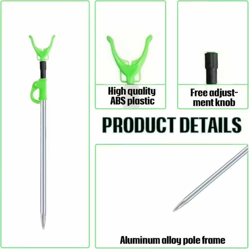Aluminum Alloy Telescopic Fishing Rod Rack Holder – Adjustable Space-Saving Rod Storage Stand for Carp Fishing Rods & Anglers image 3