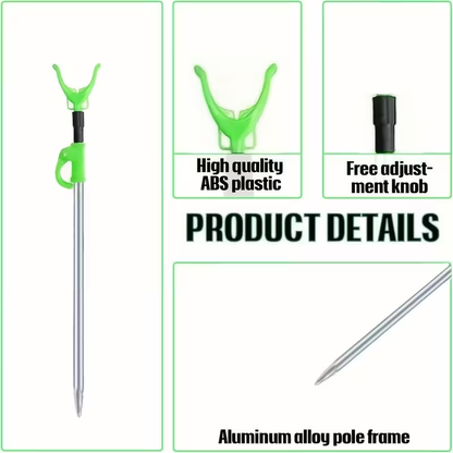 Aluminum Alloy Telescopic Fishing Rod Rack Holder – Adjustable Space-Saving Rod Storage Stand for Carp Fishing Rods & Anglers image 3