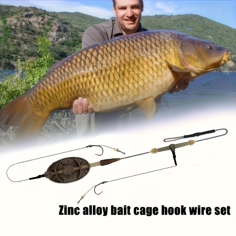 Zinc Alloy Method Feeder Rig | Pre-Tied Carp Fishing Rig image 3