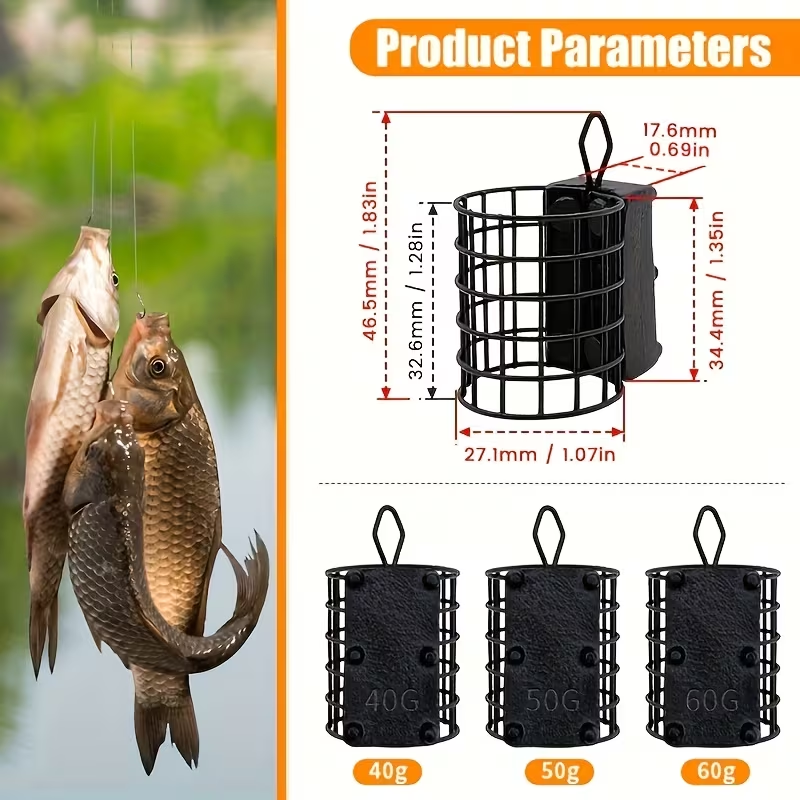 Mesh Bait Cage Feeder | Carp Fishing Groundbait System image 3