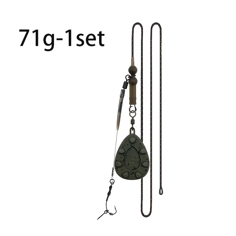 Hair Rig Set with Lead | Pre-Tied Carp Fishing Rig image 3