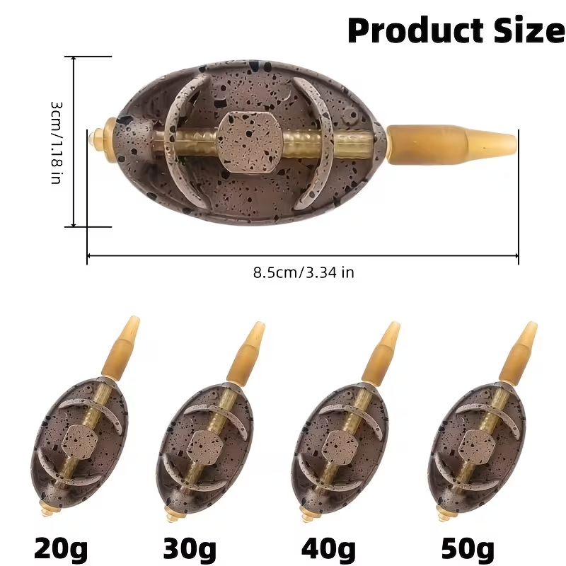 Quick Change Method Feeder | Zinc Alloy Groundbait Cage image 3