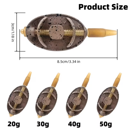 Quick Change Method Feeder | Zinc Alloy Groundbait Cage image 3