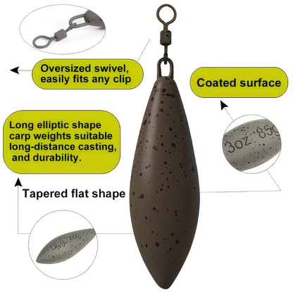 Water Drop Carp Lead | Carp Fishing Terminal Tackle image 3