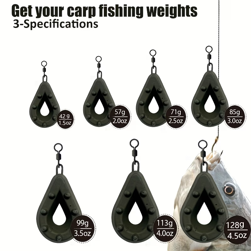 Lead Rig with Carbon Hooklink | Pre-Tied Carp Fishing Rig image 3