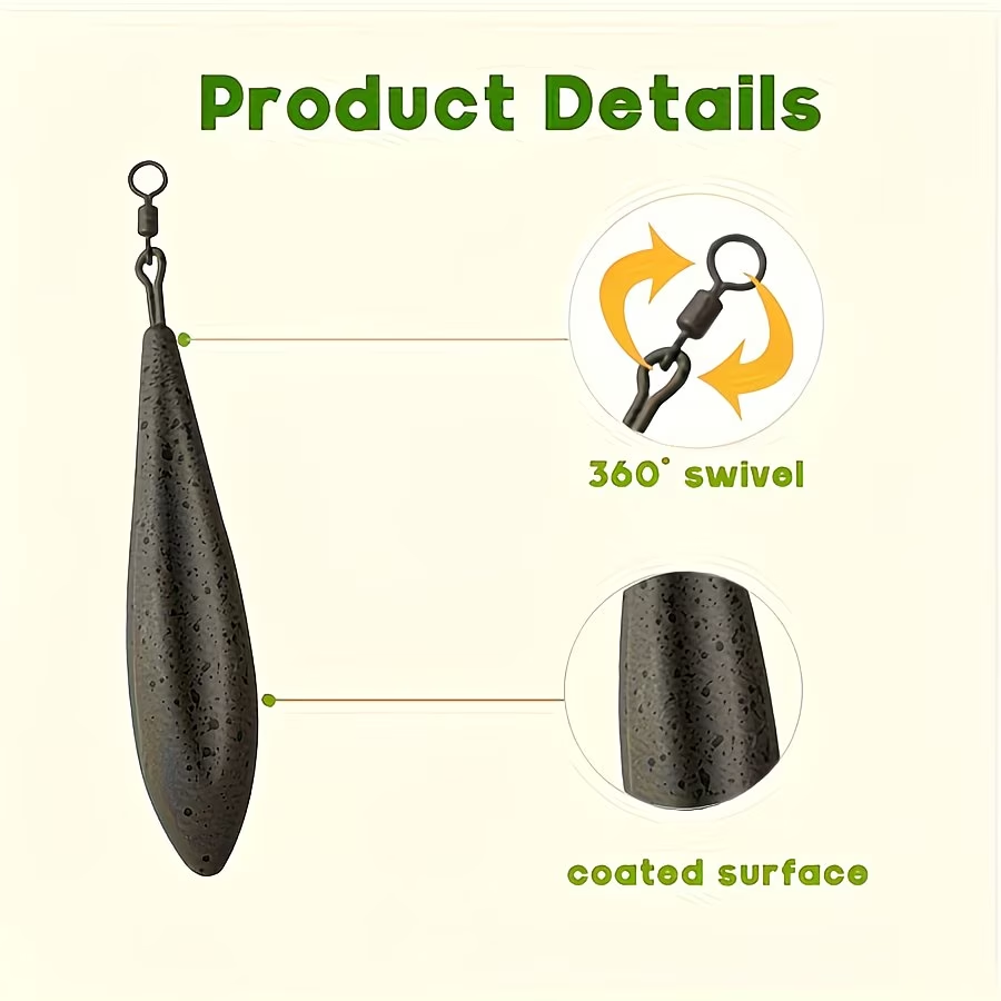 Coated Carp Lead | Carp Fishing Terminal Tackle image 3