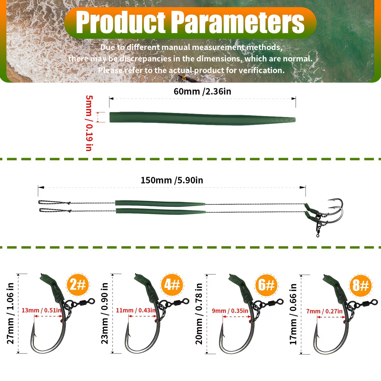 Slip D Rig | Pre-Tied Carp Fishing Rig image 3