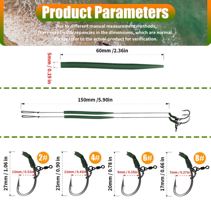 Slip D Rig | Pre-Tied Carp Fishing Rig image 3