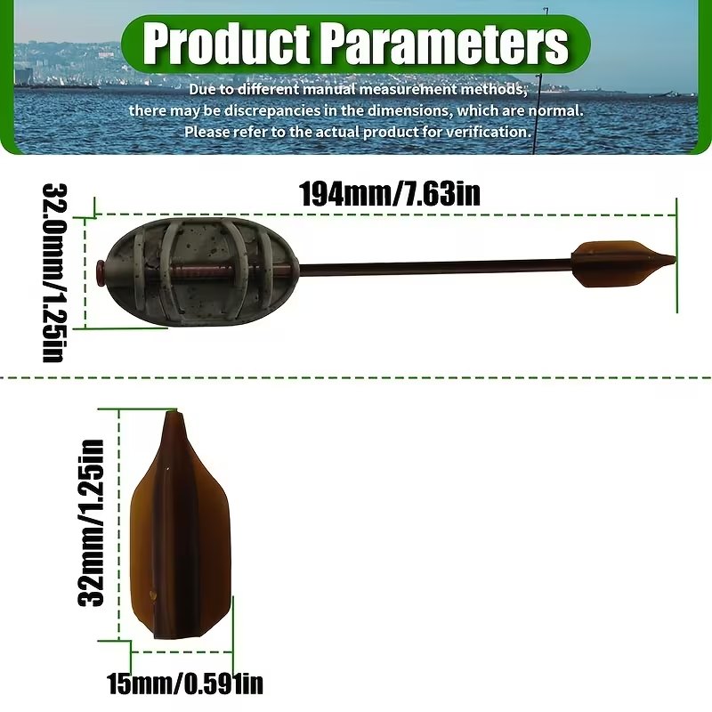 Long Cast Carp Fishing Cage Feeder – Distance Feeder Cage for Groundbait Delivery, Method Feeder Rigs & European Carp Fishing Tackle image 3