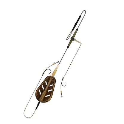 Bait Cage Feeder Rig Set | Pre-Tied Carp Fishing Rig - 40g