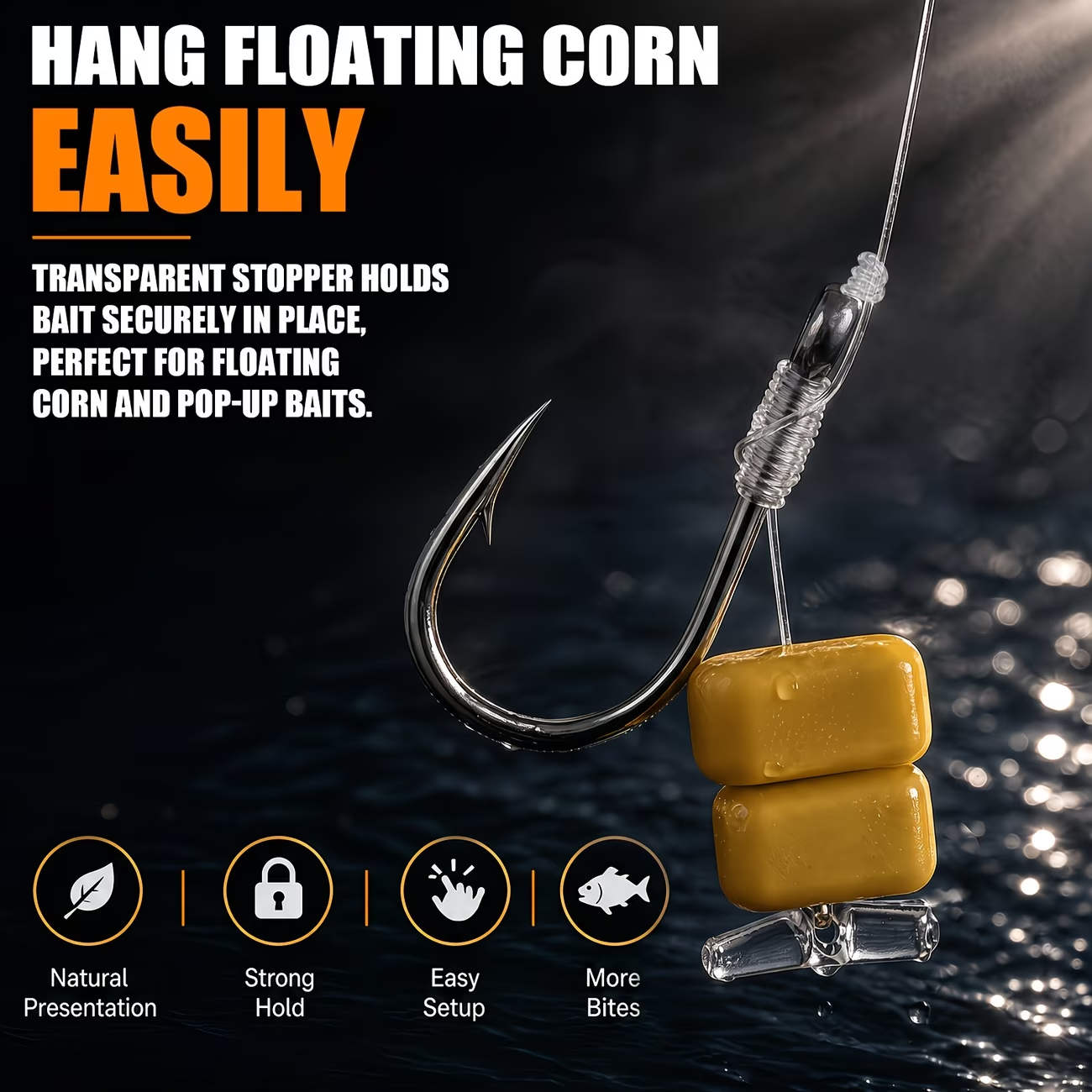 Quick Stop Hair Rig | Pre-Tied Carp Fishing Rig image 3