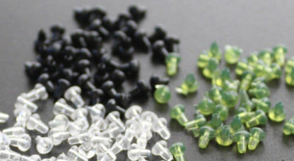 Screw Stop Beads | Ronnie Rig Bait Stops - black 50PCS