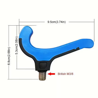 3/8 Inch Thread Nylon Fishing Rod Rest Head – Durable Feeder Rod Support Holder for Carp Fishing Rod Pods, Banksticks & Rod Brackets image 4