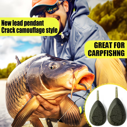 Crack Pattern Carp Lead | Carp Fishing Terminal Tackle image 4