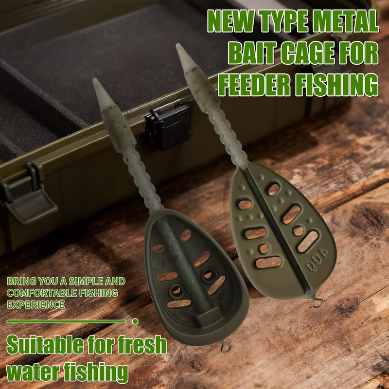 Carp Fishing Bait Dispenser Cage – Lightweight Swimfeeder for Groundbait Delivery, Method Feeder Rigs & Freshwater Coarse Fishing image 4