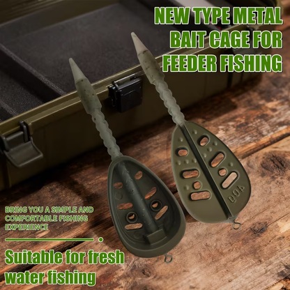 Carp Fishing Bait Dispenser Cage – Lightweight Swimfeeder for Groundbait Delivery, Method Feeder Rigs & Freshwater Coarse Fishing image 4