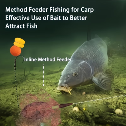 Zinc Alloy Method Feeder Rig | Pre-Tied Carp Fishing Rig image 4