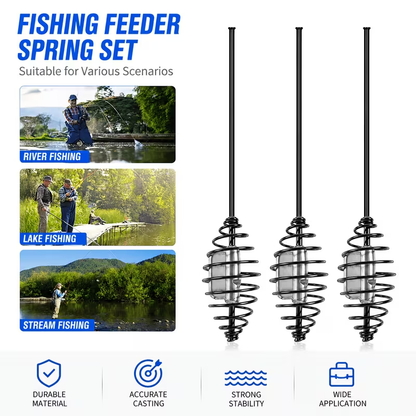 Inline Spring Method Feeder – Pre-Weighted Bait Cage for European Carp Fishing, Groundbait Delivery & Coarse Fishing Rigs image 4
